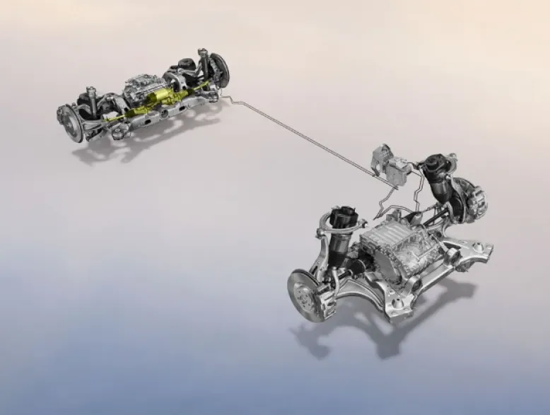 Front Double-wishbone + Rear H-arm Multi-link + All-aluminum Chassis